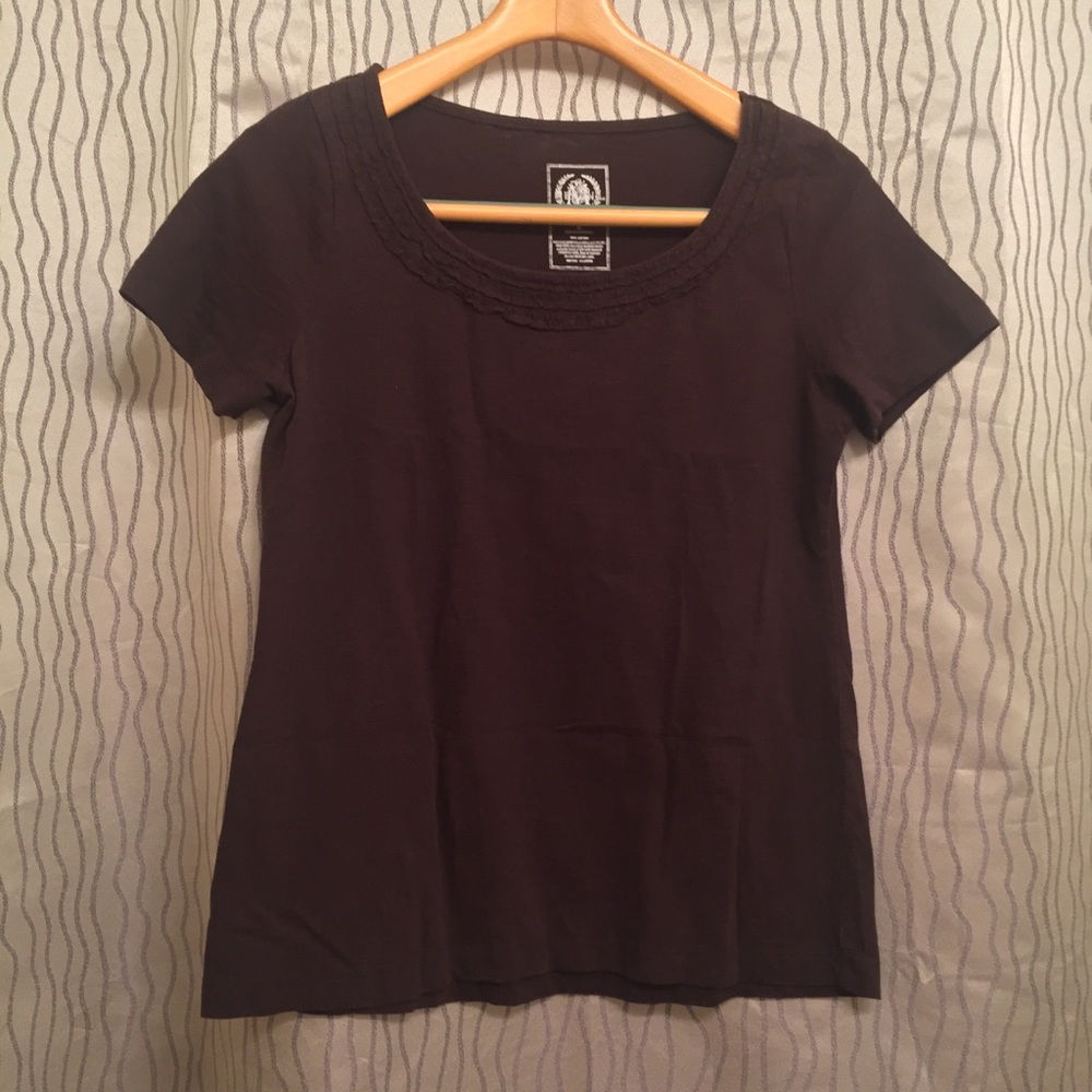 Merona Brown short sleeve T-Shirt size medium